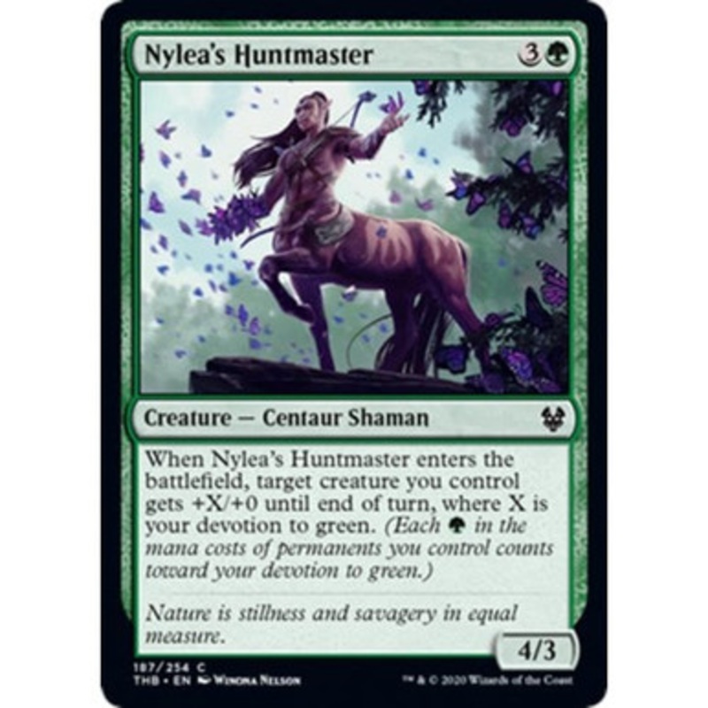 Nylea’s Huntmaster (foil) | Theros Beyond Death