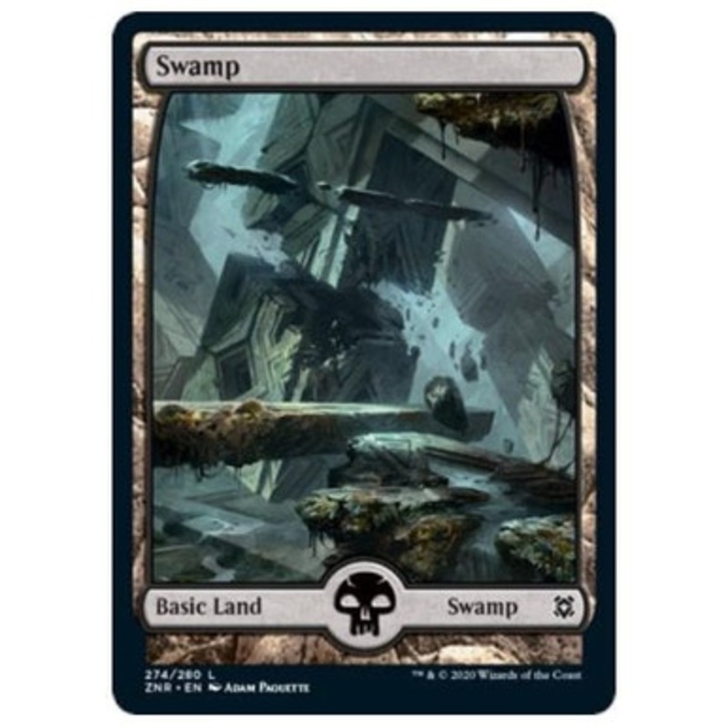 Swamp (#274) (Extended Art) | Zendikar Rising