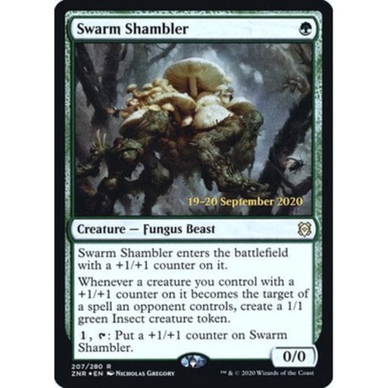 Swarm Shambler (Zendikar Rising Prerelease foil) | Zendikar Rising