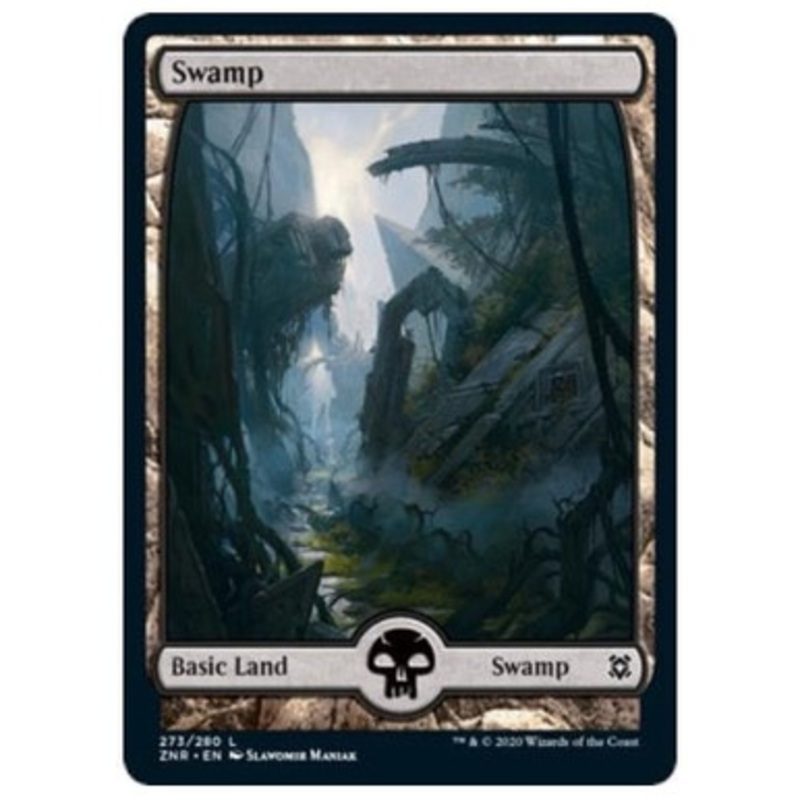 Swamp (#273) (Extended Art) (foil) | Zendikar Rising