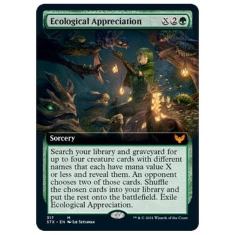 Ecological Appreciation (Extended Art) (foil) | Strixhaven: School of Mages