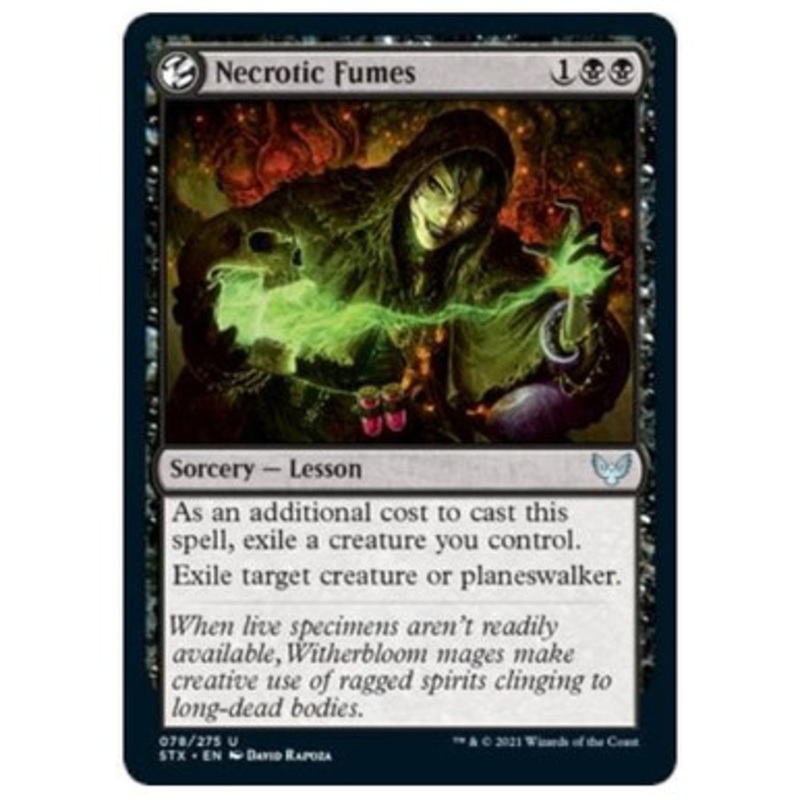 Necrotic Fumes (foil) | Strixhaven: School of Mages