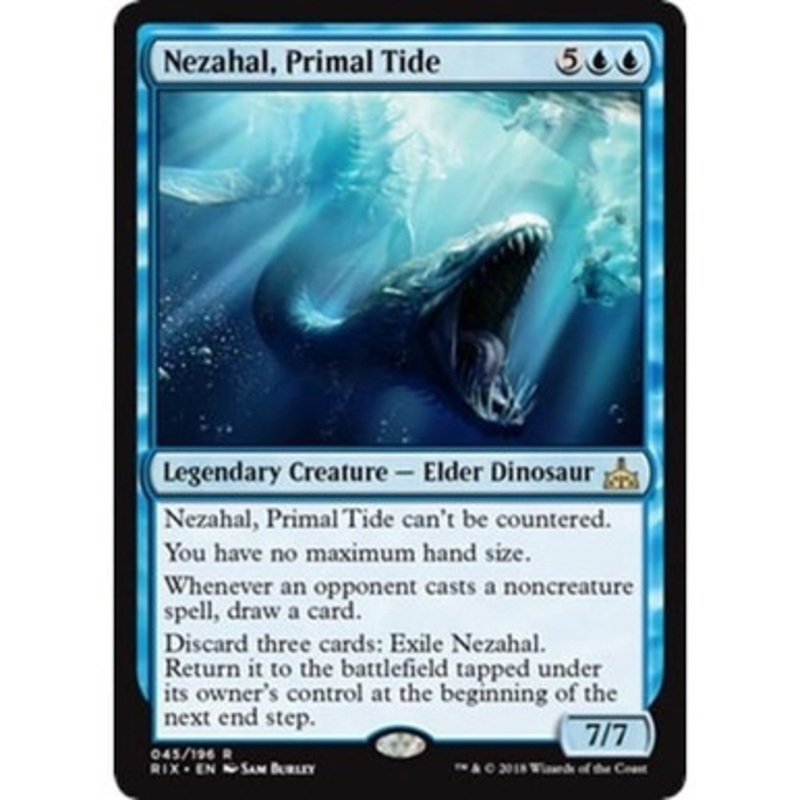 Nezahal, Primal Tide (foil) | Rivals of Ixalan
