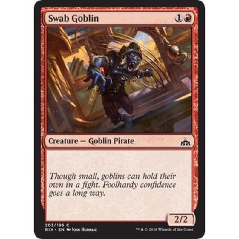 Swab Goblin (Planeswalker Deck Card) | Rivals of Ixalan