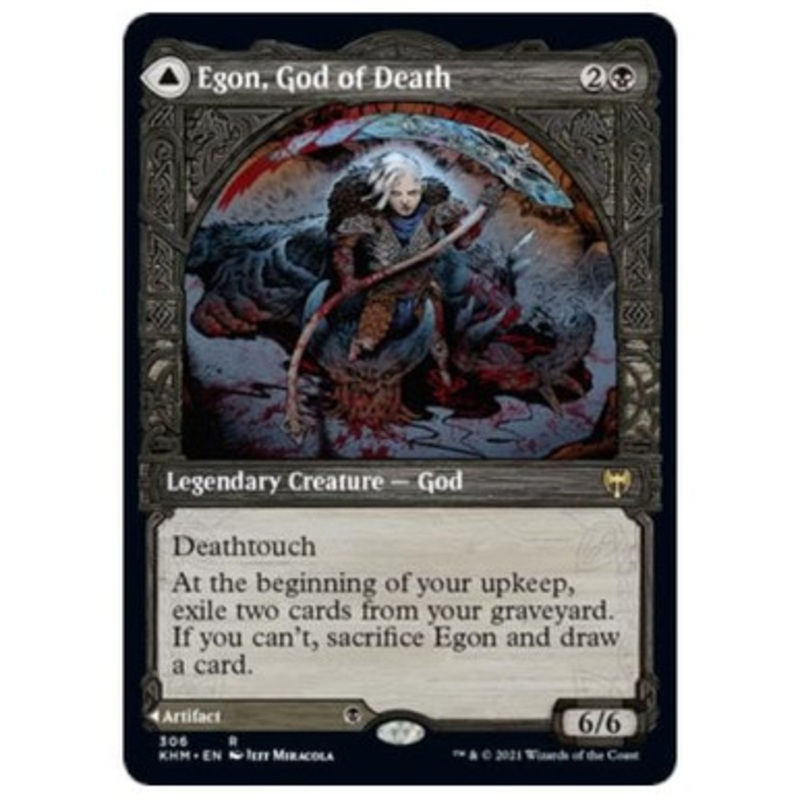 Egon, God of Death // Throne of Death (Showcase Frame) | Kaldheim