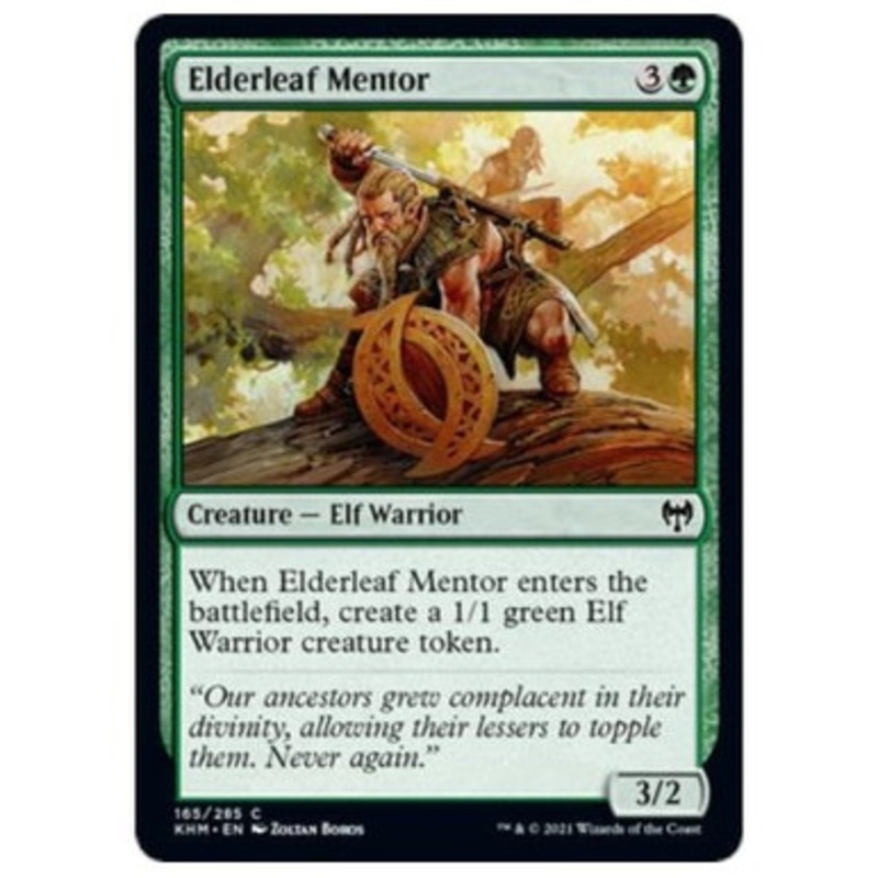 Elderleaf Mentor (foil) | Kaldheim