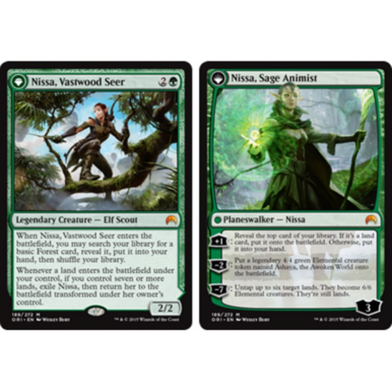 Nissa, Vastwood Seer (Nissa, Sage Animist) | Magic Origins