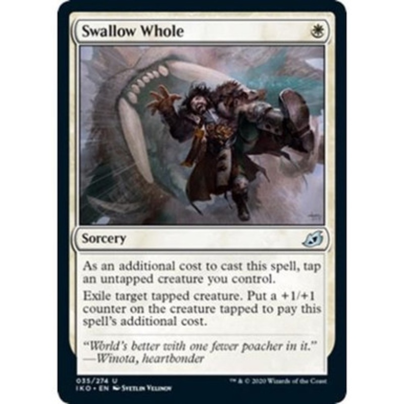 Swallow Whole (foil) | Ikoria: Lair of Behemoths