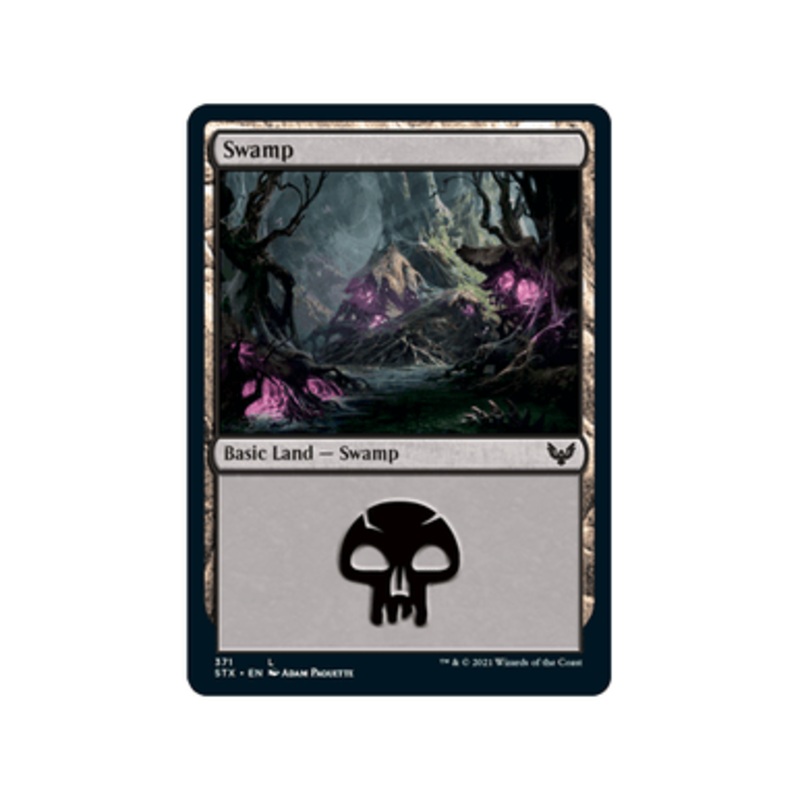 Swamp (#371) (foil) | Strixhaven: School of Mages