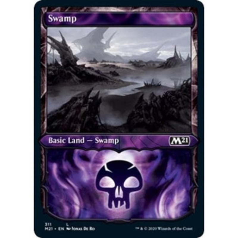 Swamp (Showcase Frame) | Core Set 2021