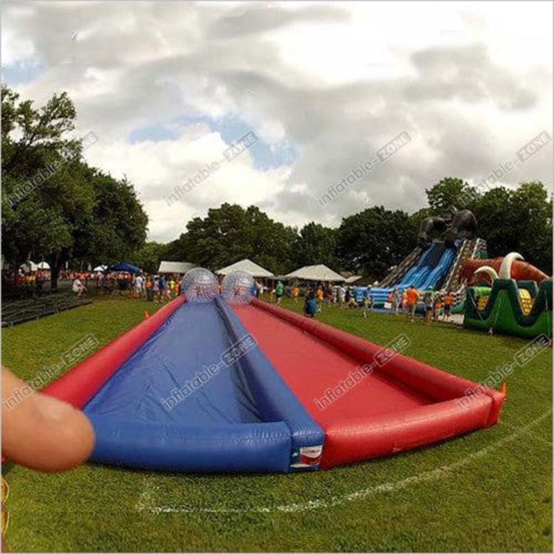Zorbing Race Track Tunnel For Human Hamster Ball