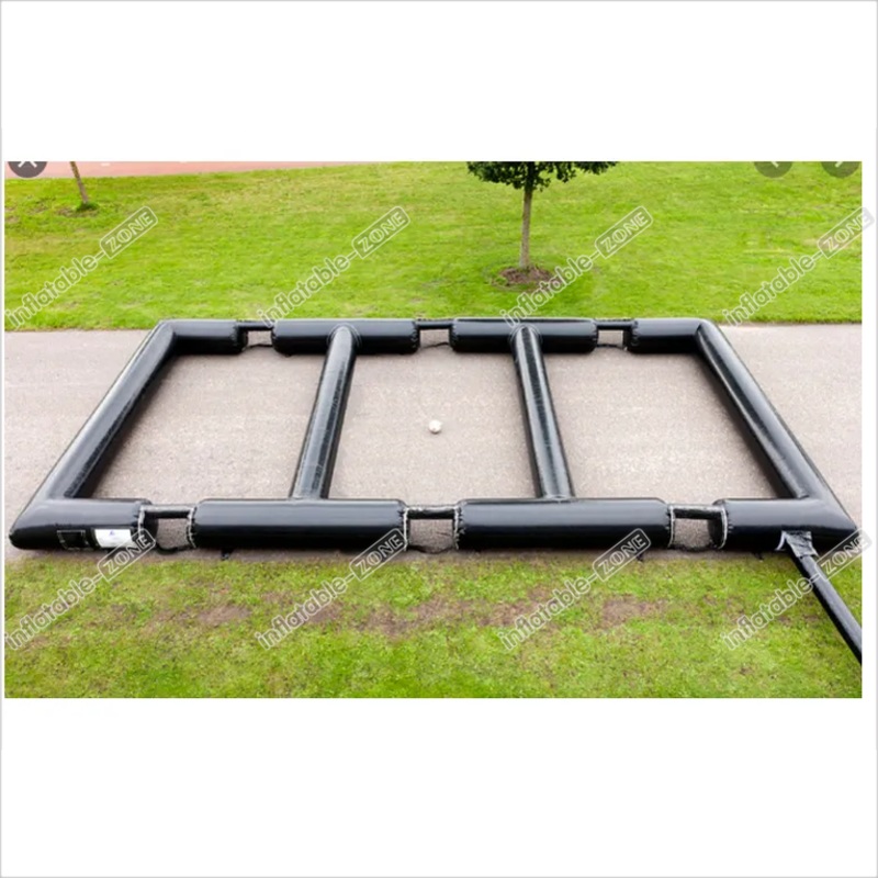 Triple Panna Inflatable Soccer Field Activites Outdoor Game 3V3 Inflatale Panna Soccer Arena Football Pitch