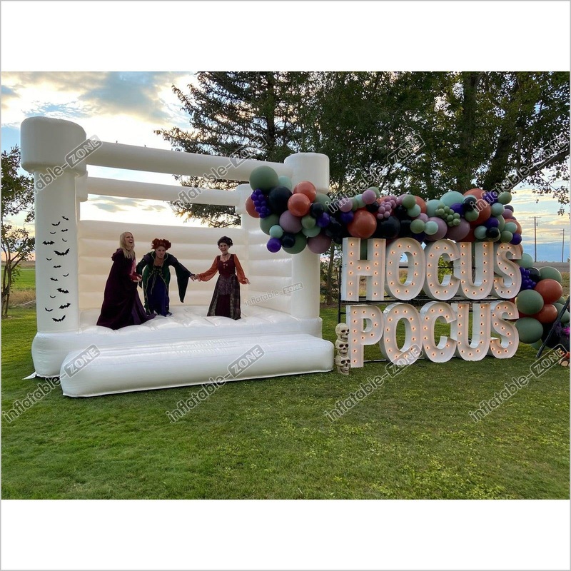 White Bounce House For Halloween Party