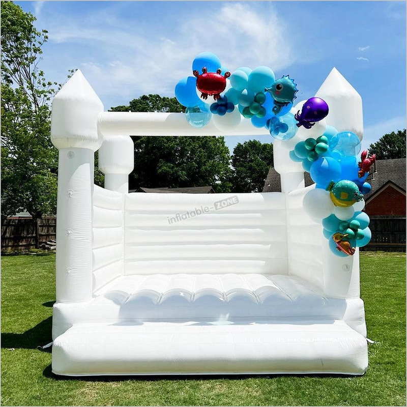 White Bounce House, Romantic White Bouncy Castle