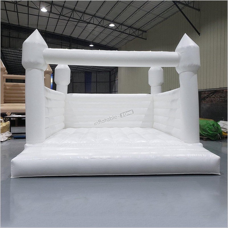 White Wedding Bouncy Castle, Beautiful White Jumping House