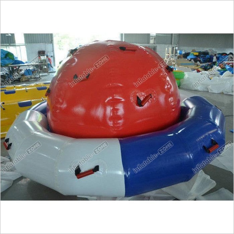Attractive Blue Inflatable Water Game Spinner Rocker En71 Ce