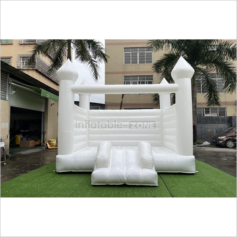 White Wedding Bounce House Bridal White Wedding Jumping Castle