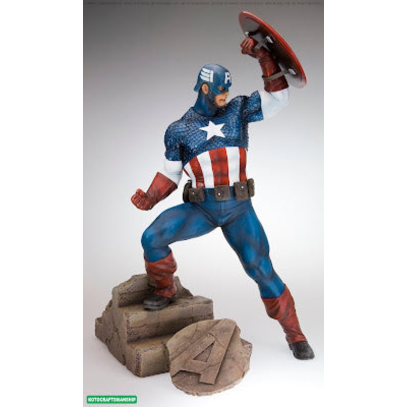 AVENGERS REBORN CAPTAIN AMERICA FINE ART STATUE