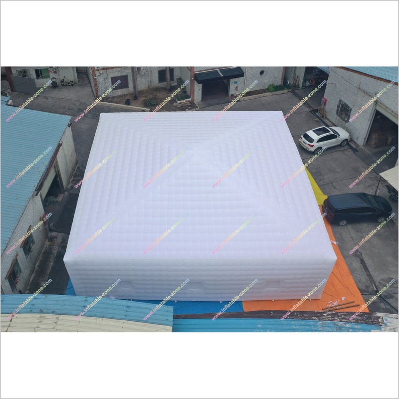 White Cube Inflatable Tent Event Portable Mobile Inflatable Commercial Tent Wedding Party House Rentals
