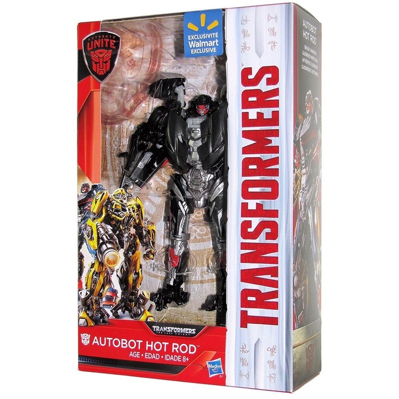 TRANSFORMERS THE LAST KNIGHT AUTOBOT HOT ROD FIGURE DELUXE CLASS COLLECTIBLE