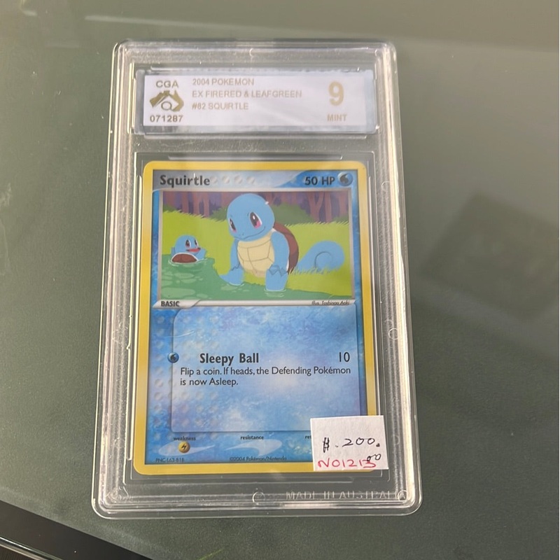 2004 Pokmon Ex Firered & Leafgreen #82 Squirtle 9 Mint