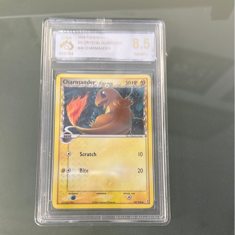 2006 Pokmon Ex Crystal Guardians #49 Chamander 8.5 NM/MT+