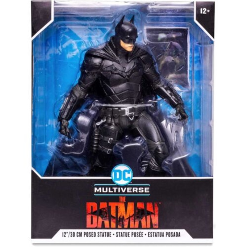 2022 DC MULTIVERSE -THE BATMAN- 12 McFARLANE BATMAN STATUE (ROBERT PATTINSON)