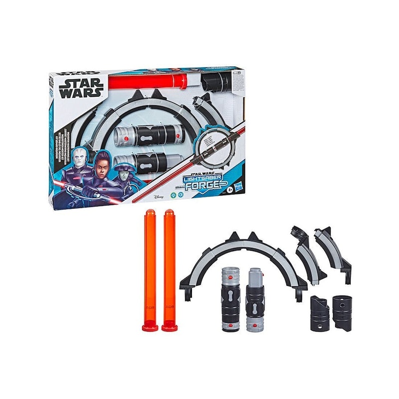 Star Wars Lightsaber Forge Inquisitor Masterworks Set Double-Bladed Electronic Lightsaber