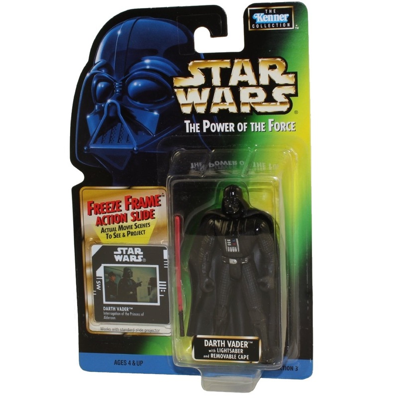 Star Wars – Power of the Force (POTF) – Action Figure – DARTH VADER (3.75 inch) *Freeze Frame*