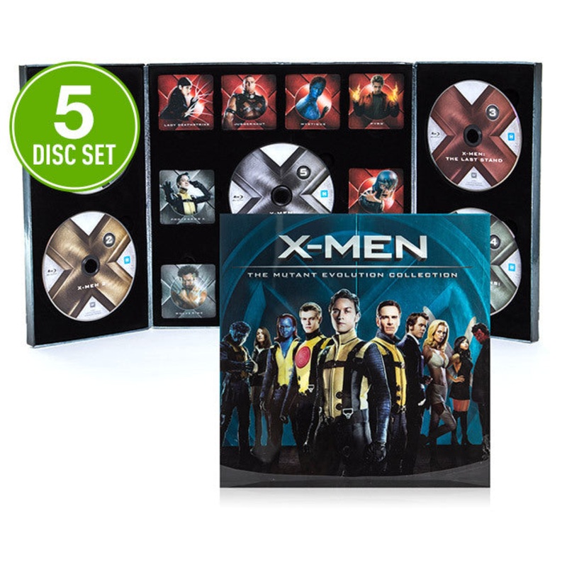 X-Men Mutant Evolution Collection Blu-ray 5-Disc Set (M)
