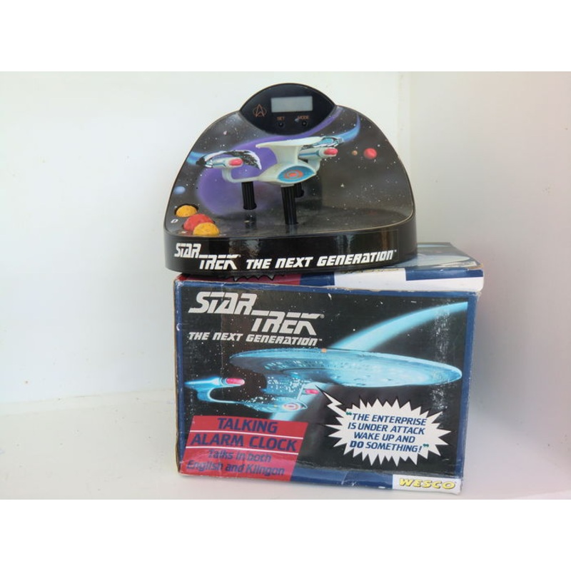 Star Trek – Wesco – Star Trek The Next Generation talking alarm clock