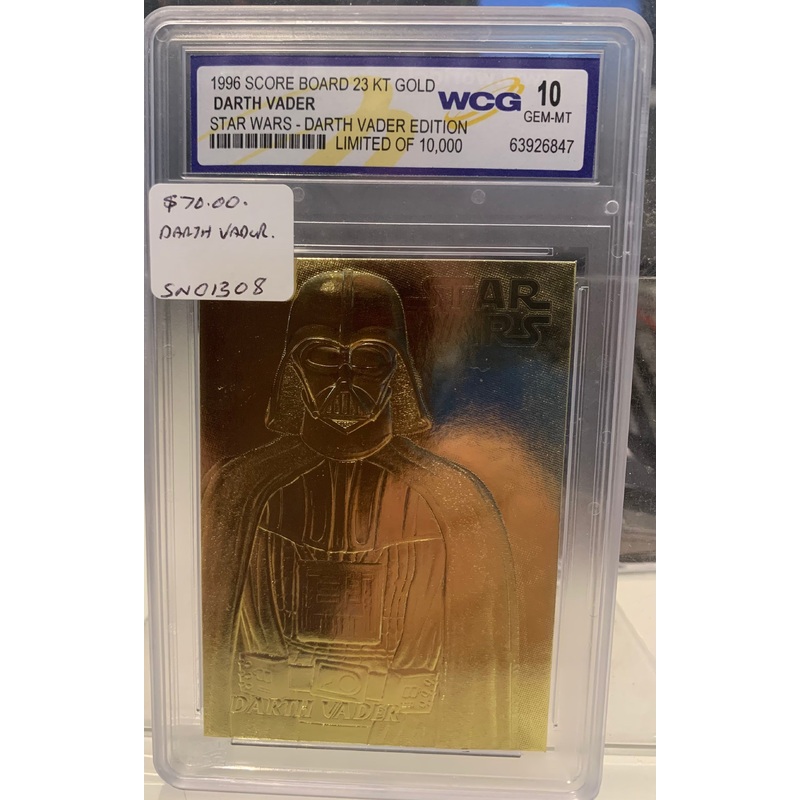 Star Wars Gold card Darth Vader