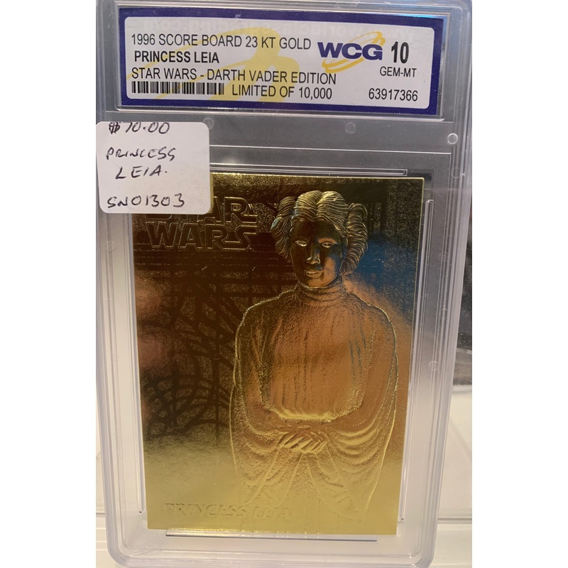 Star Wars Gold card Princess Leia