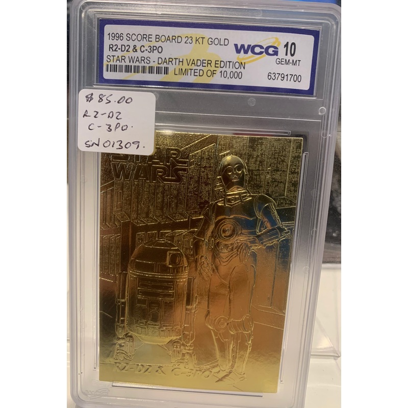 Star Wars Gold Card R2-D2 C-3P0