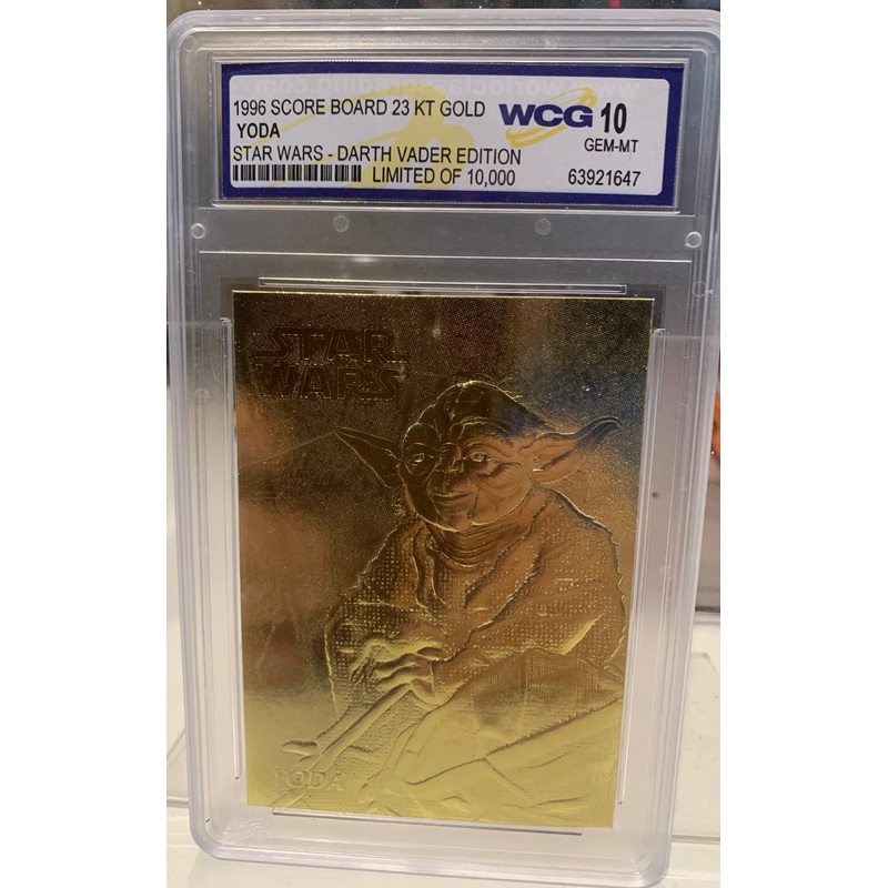 Star Wars Gold card Yoda