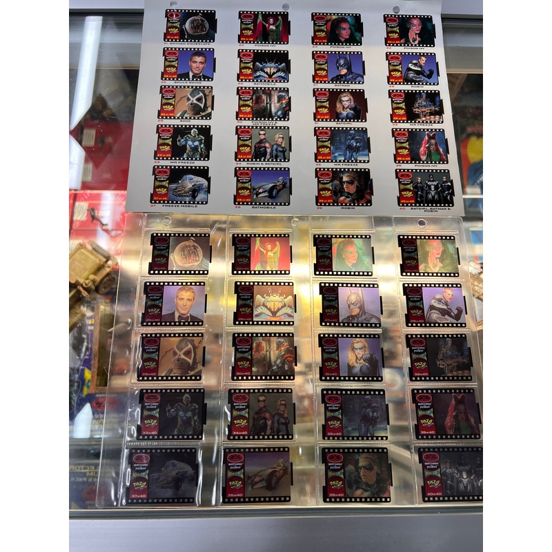 1997 Batman & Robin Movie Clip Tazos-Complete Set