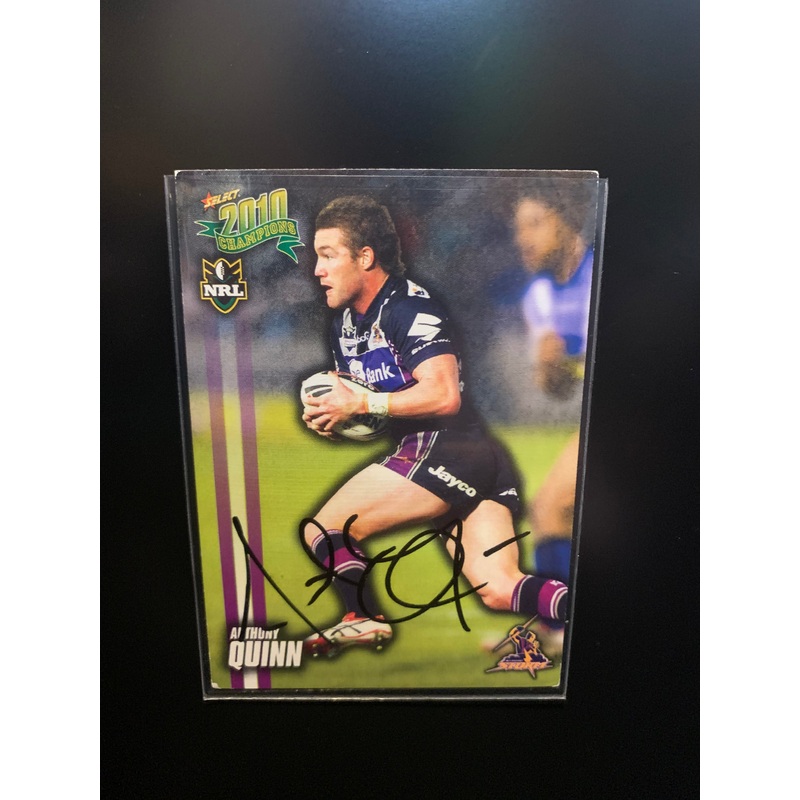 Anthony Quinn nrl signed card
