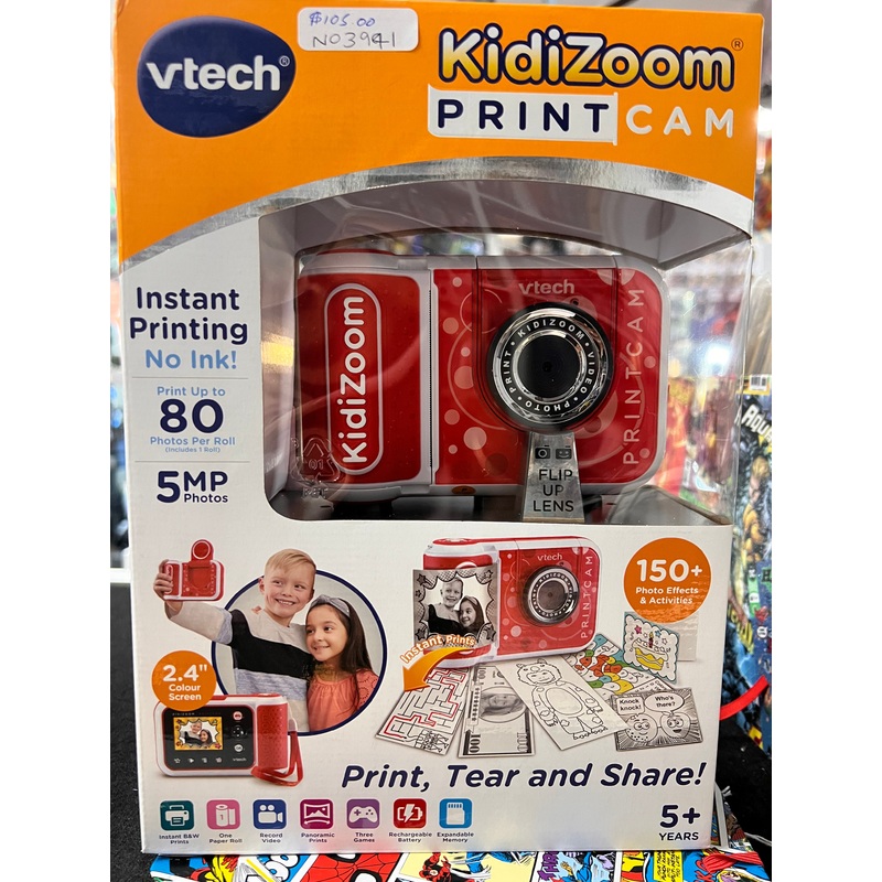 VTech KidiZoom PrintCam – Digital Camera for Children with Built-in Printer