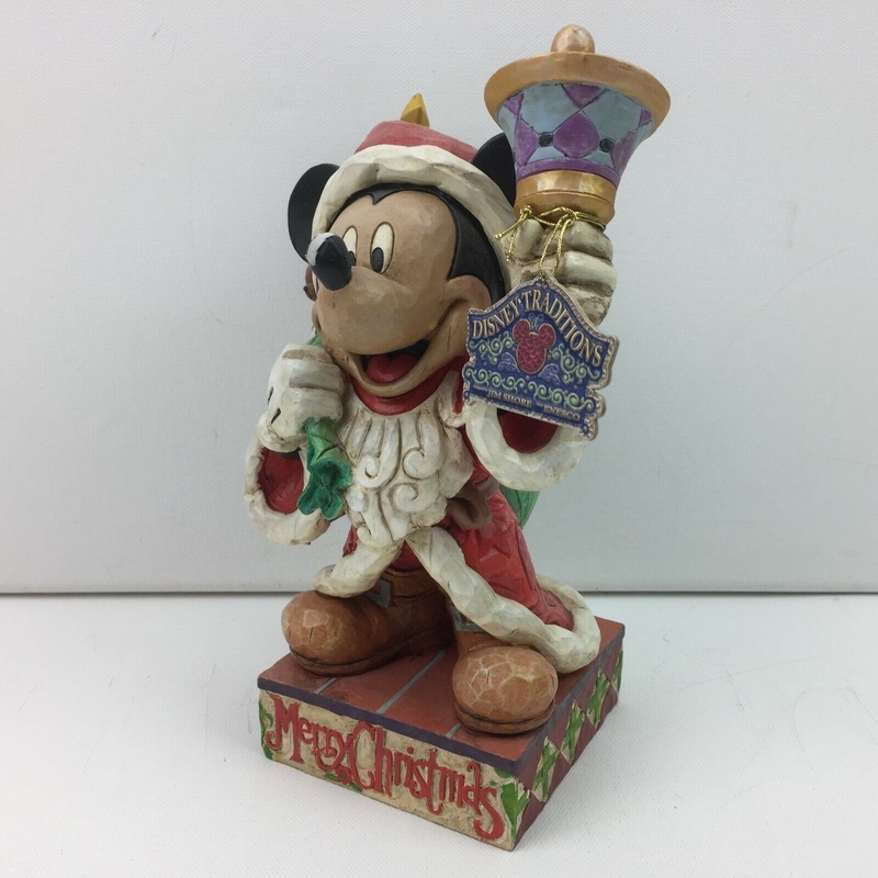2006 Disney Traditions Jim Shores Old St. Mick Mickey Figurine Christmas Santa