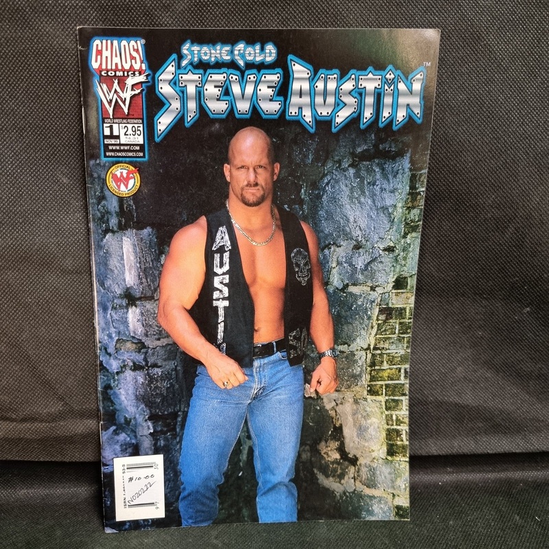 STONE COLD STEVE AUSTIN#1 NM 1999 FIRST PRINT CHAOS COMICS