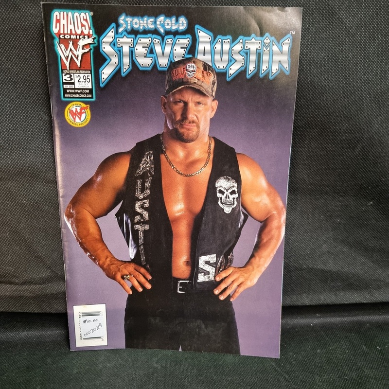 Stone Cold Steve Austin #3B  CHAOS Comics 1999 VARIANT COVER