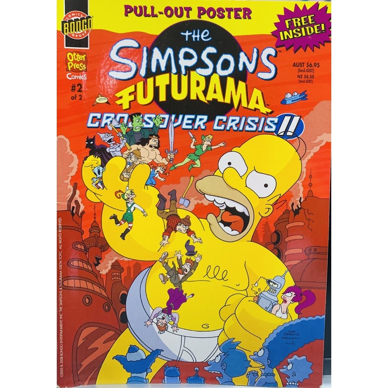 The Simpsons Futurama Cross Over Crisis 2 Of 2