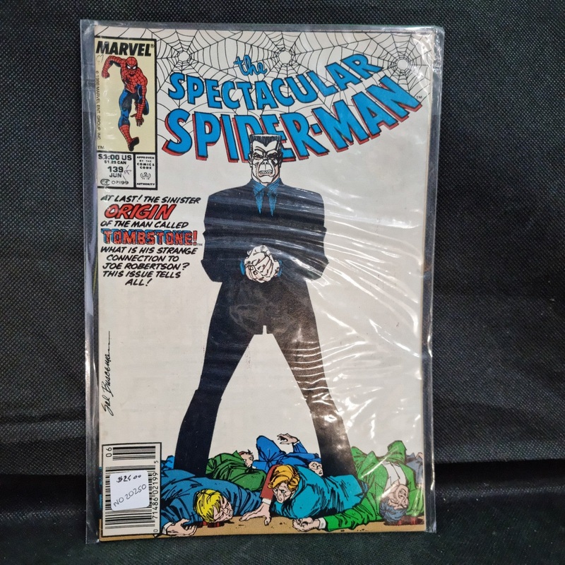 The Spectacular Spider-Man #139 JUN 1988 Tombstone Origin! Marvel Comics