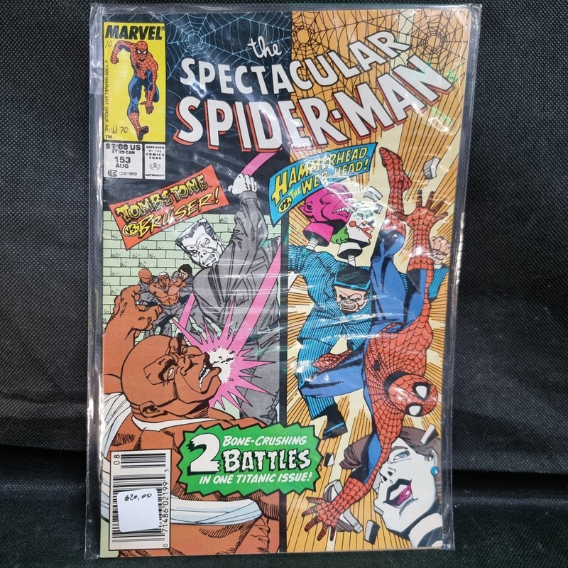 THE SPECTACULAR SPIDER-MAN #153 – MARVEL COMICS – 1989