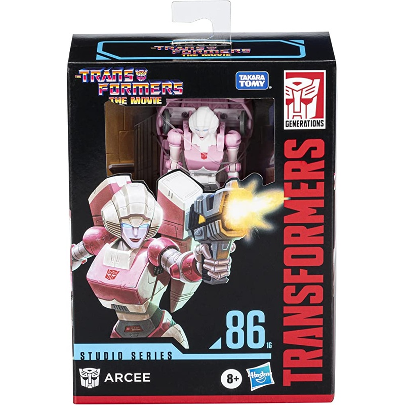Transformers Toys Studio Series 86-16 Deluxe Class The Transformers: The Movie Arcee Action Figure