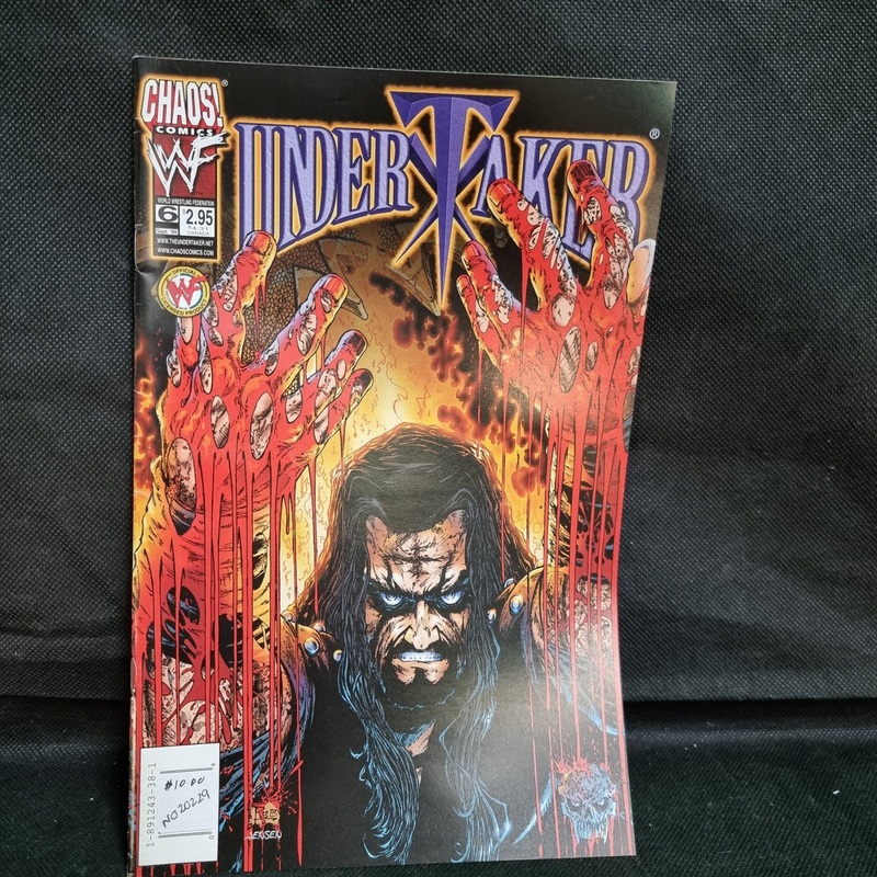 Undertaker #13 1999 Art Cover Chaos Comic WWF WWE