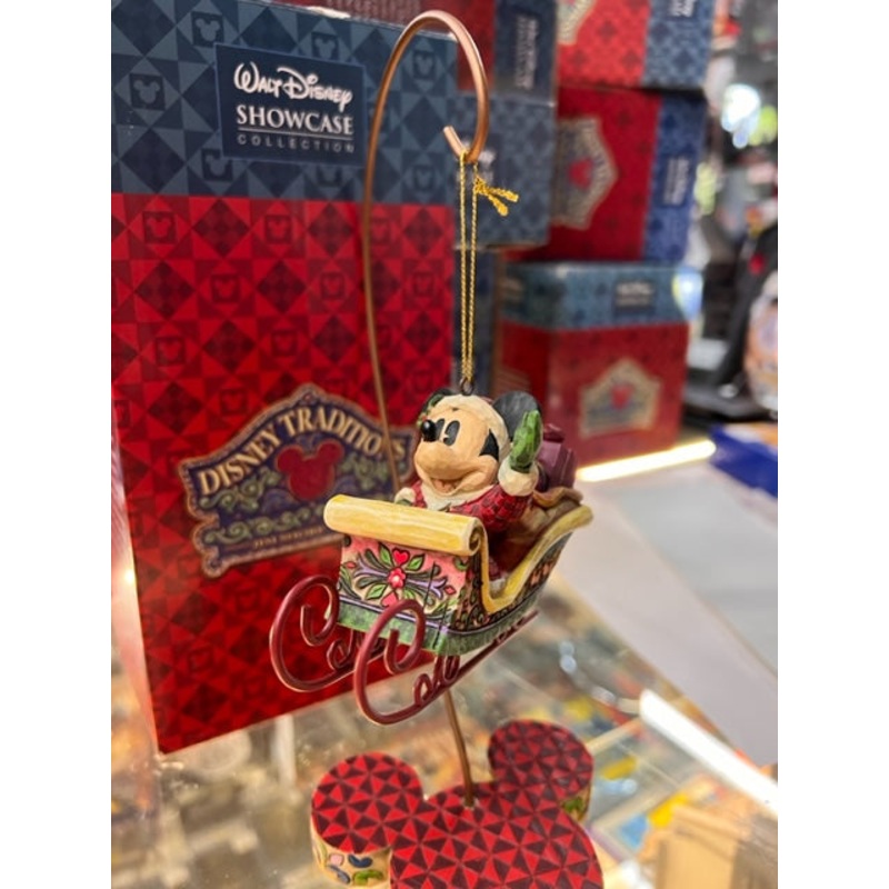 Walt Disney Showcase Enesco Santa Mickey with Stand Ornamen
