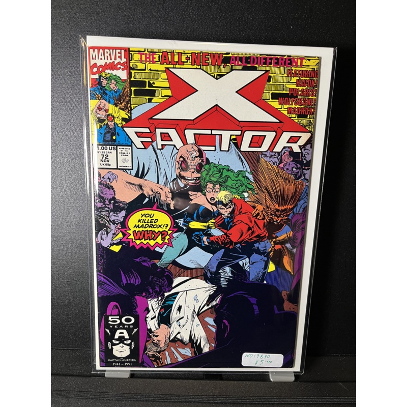X-Factor #72 Marvel Comics 1991