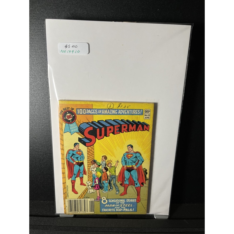 Superman #25 Newsstand Best of DC Blue Ribbon Digest 1982