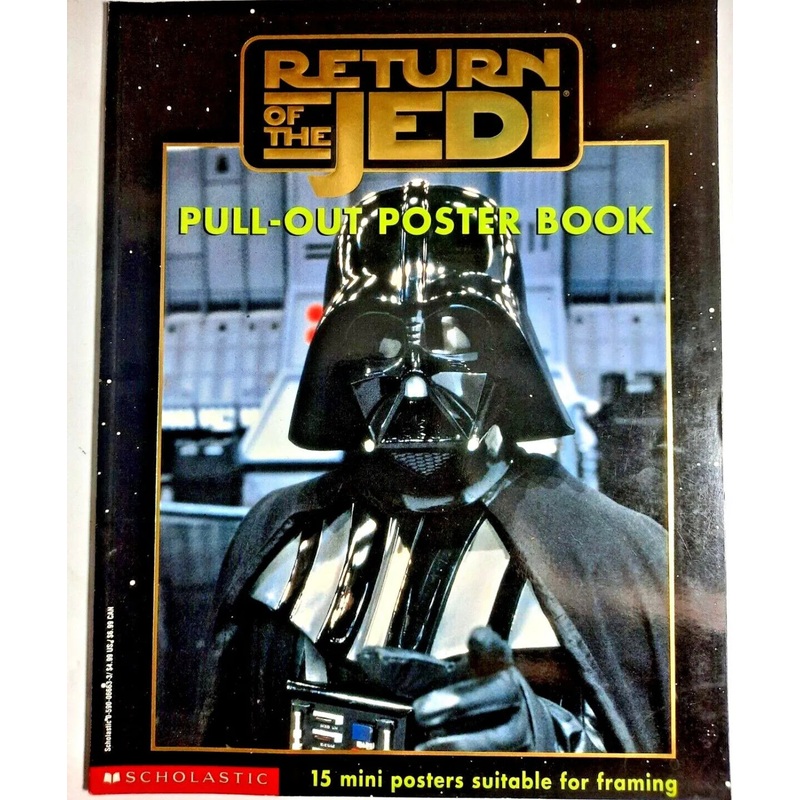 Star Wars Return of the Jedi  Pull-Out Poster book Scholastic 1997
